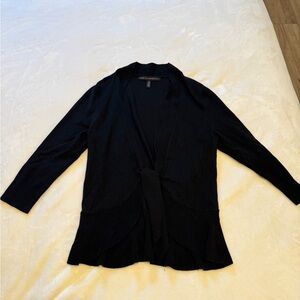 White House Black Market Elegant Black Cardigan